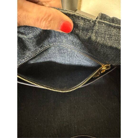 Prada Canada Blue Denim Tote Bag - Picture 6 of 13